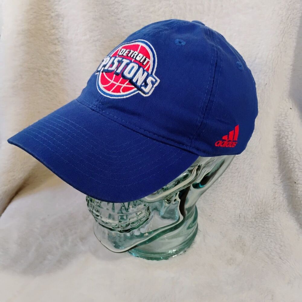 Detroit Pistons Adidas NBA 2014 Adjustable Strapback Cap Hat